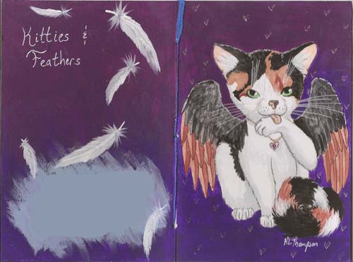 Kitties & Feathers Deco Cover