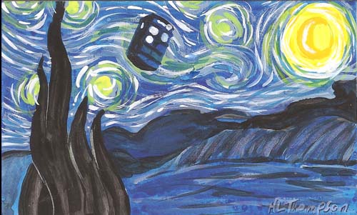 Starry Night for Whovian Deco