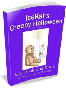 IceKat's Creepy Halloween Coloring Book