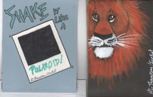 Polaroid and Orange Lion